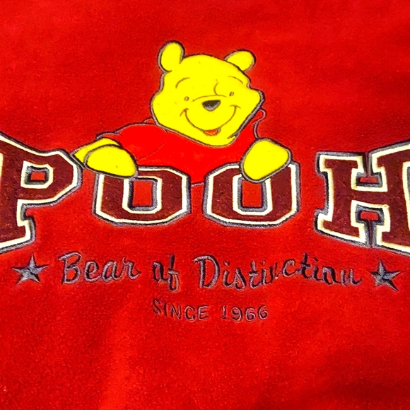 Iconic 90s disney store grail. Fleece Winnie the pooh crew neck. Sz large - Picture 1 of 3